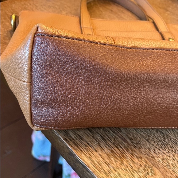 Fossil Jenna Handbag Brown Pebbled Leather - Picture 15 of 16